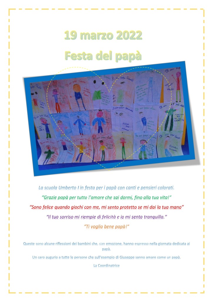 19 marzo festa del papà