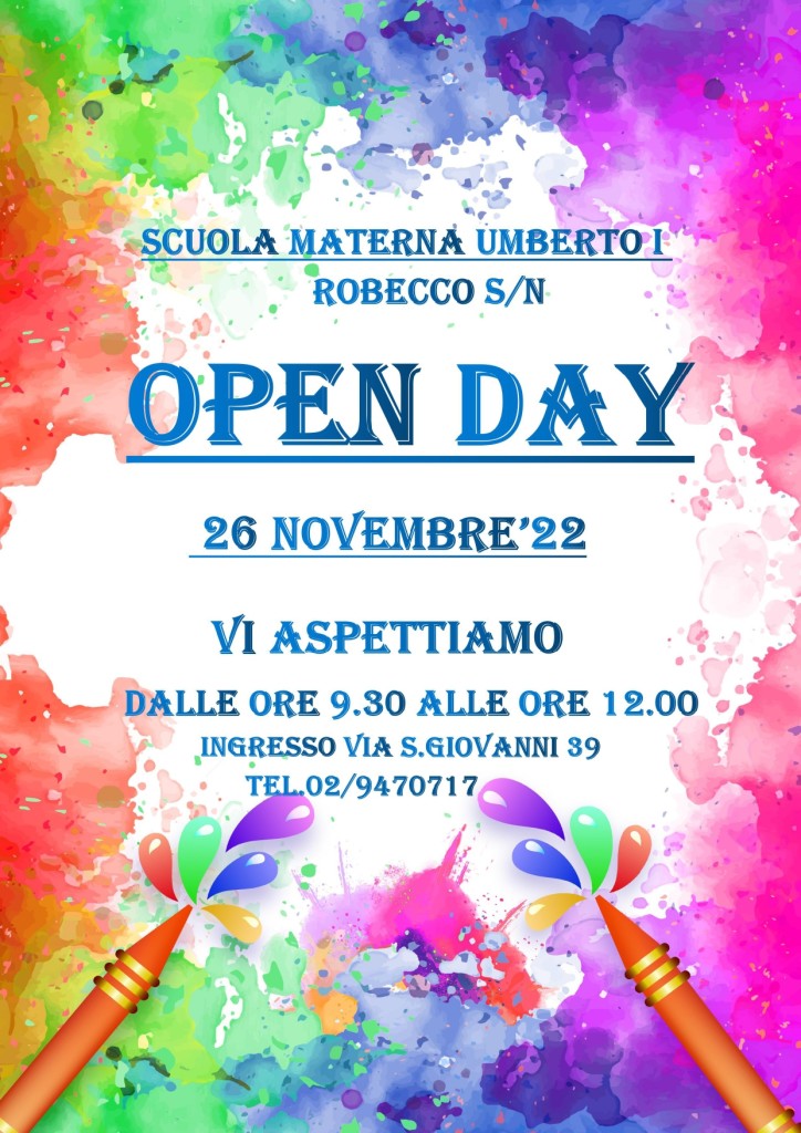 volantino open day